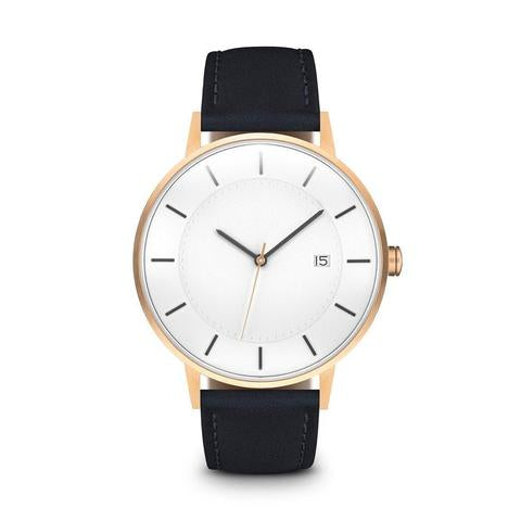 Classic Gold Navy Watch