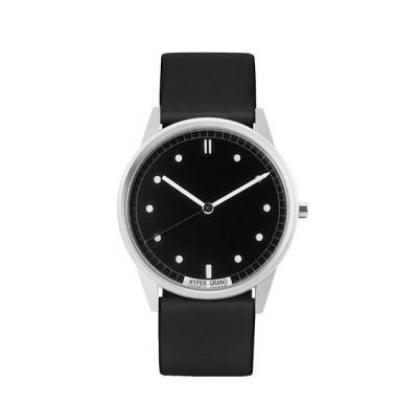 Classic Black Silver Watch